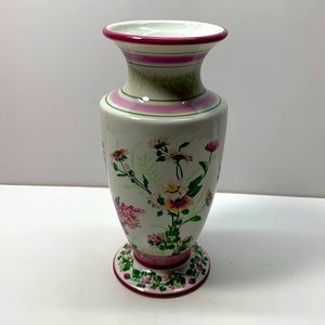 Laura Ashley floral Vase vintage porcelain
